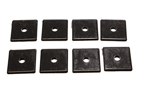 Energy Suspension Pad - Med - 2in SQ x 7/16in ID x 1/4in H - Black - 9.9533G