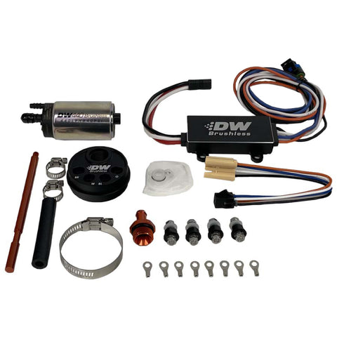 DeatschWerks 3.5L Module Surge Tank In-Tank Pump Adapter w/ DW440 Brushless & Controller 440lph Pump - 9-441-C102-5004