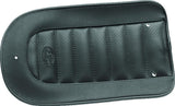 Mustang 05-17 Harley Deluxe (With Standard Rack) Wide Touring Passenger Seat - Black - 76236