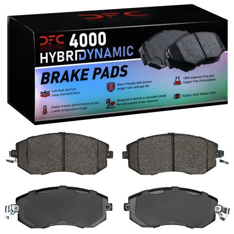 DFC 10-26 Toyota Gr86 Front 4000 Hybridynamic Brake Pads - 4000-1539-00