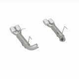 MagnaFlow 12 Ford Mustang V8 5.0L Dual Split Rear Exit Axle-Back Stainless Cat Back Perf Exhaust - 15077