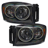 Oracle 07-08 Dodge Ram SMD HL - Black - ColorSHIFT w/ Simple Controller - 8187-504