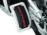 Kuryakyn Lighted Curved Vertical Side Mount License Plate Holder - 9251