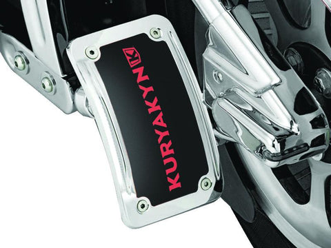 Kuryakyn Lighted Curved Vertical Side Mount License Plate Holder - 9251