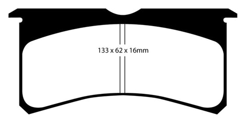 EBC Brakes Yellowstuff Performance Brake Pads - DP4037R