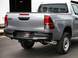 aFe 15-26 Toyota Hilux L4-2.4/2.8L (td) Vulcan Series 3in SS Rear-Side Exit Exhaust w/ Polished Tip - 49-36088-P