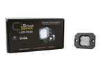 Diode Dynamics Stage Series C1 LED Pod - White SAE Fog Flush WBL Each - DD6849S