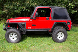 Fishbone Offroad Jeep LJ Rock Slider W/Tube Step - Black Powdercoat - FB23085