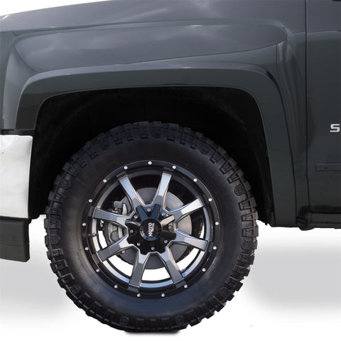 Bushwacker 16-18 Chevy Silverado 1500 Fleetside OE Style Flares - 4 pc 69.3/78.8/97.8in Bed - Black - 40956-34