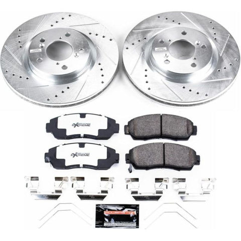 Power Stop 11-14 Honda Odyssey Front Z26 Street Warrior Brake Kit - K5857-26
