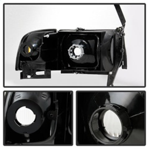 xTune Dodge Ram 1500 94-01 OEM Style Headlights w/ Corner Chrome HD-JH-DR94-OE-C - 9032141