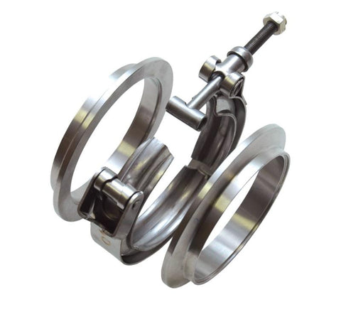 Vibrant SS Quick Release V-Band Clamp for V-Band Flanges with 4.15in O.D. - 1492C