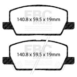 EBC 2018+ Buick Encore 1.4T Ultimax Front Brake Pads - UD2019