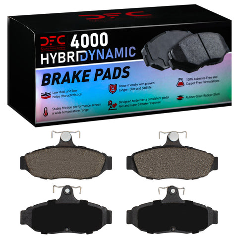DFC 86-93 Mercury Sable Rear 4000 Hybridynamic Brake Pads - 4000-0545-00