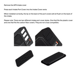 APR 22-24 Audi A3/A3 Quattro/S3/22-26 Volkswagen Golf R/GTI 2.0T Intake Port Covers - Carbon Fiber - CI100052-F