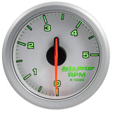 Autometer Airdrive 2-1/6in Tachometer Gauge 0-5K RPM - Silver - 9198-UL