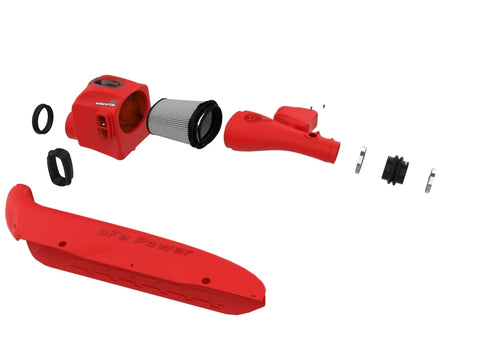 aFe 16-23 Toyota Tacoma V6 3.5L Momentum GT Red Edition Cold Air Intake System w/ Pro DRY S Filter - 51-76005-R