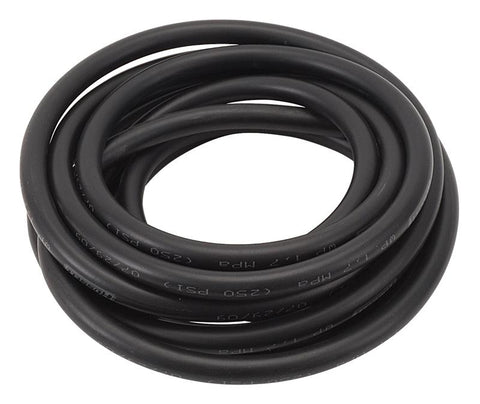 Russell Performance -6 AN Twist-Lok Hose (Black) (Pre-Packaged 3 Foot Roll) - 634363