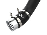 aFe 2024 GM Diesel Trucks V8 6.6L L5P BladeRunner 3.5in Aluminum Cold Charge Pipe - Black - 46-20709-B