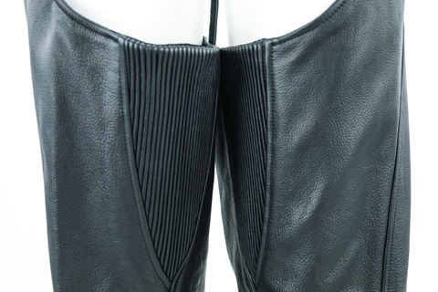 River Road Sierra Leather Chaps Black Womens - Small - 094449