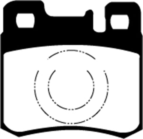 EBC 98-00 Mercedes-Benz E300 TD 3.0 TD Greenstuff Rear Brake Pads - DP2846
