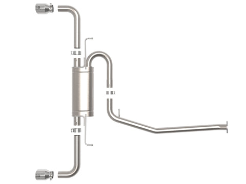 aFe Power 19-21 Toyota RAV4 L4-2.5L Takeda 304 SS Cat-Back Exhaust w/ Polished Tip - 49-36053-P