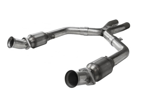 Kooks 05-10 Ford Mustang GT 2 1/2in x 2 1/2in OEM Exhaust GREEN Cat X Pipe - 11313300
