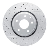 R1 16-25 Mazda Cx-5 Front Left Drilled & Slotted Geo-Carbon Rotor - 830-80078L
