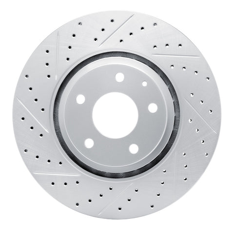 R1 16-25 Mazda Cx-5 Front Left Drilled & Slotted Geo-Carbon Rotor - 830-80078L