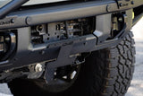 DV8 Offroad 21-22 Ford Bronco Factory Front Bumper Licence Relocation Bracket - Front - LPBR-01