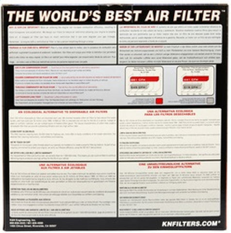 K&N Replacement Air Filter GM CARS AND TRUCKS,V6,V8,1969-92 - E-1450