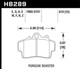 Hawk Performance Ceramic Street Brake Pads - HB289Z.610