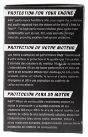 K&N Cellulose Media Fuel Filter 1.688in OD x 3.813in L - PF-1300
