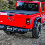 Westin 2020 Jeep Gladiator Tube Fenders - Rear - Textured Black - 62-1065