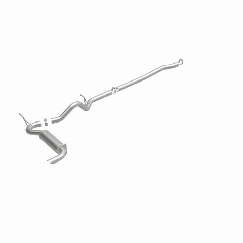 MagnaFlow 12-14 Jeep Wrangler 4dr Single Straight Rear P/S Exit Stainless C/B Performance Exhaust - 15117
