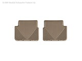 WeatherTech 09-13 Toyota Corolla Rear Rubber Mats - Tan - W80TN