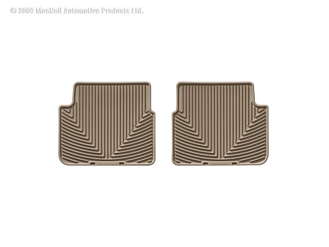 WeatherTech 09-13 Toyota Corolla Rear Rubber Mats - Tan - W80TN