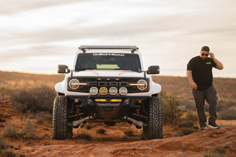 DV8 Offroad 2022+ Ford Bronco Raptor Tube Front Bumper - FBFR-02
