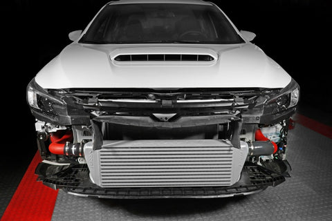PERRIN 22-26 Subaru WRX Front Mount Intercooler Kit (Red Tubes & Silver Core) - PSP-ITR-441SL/RD