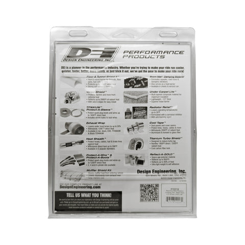 DEI Stainless Steel Positive Locking Tie Eight 1/4in (7mm) x 9in and Four 7mm x 20in - 10216