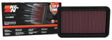 K&N 01-06 Toyota Camry / 04-10 Sienna / 01-09 Highlander / 03-06 Lexus RX330 Drop In Air Filter - 33-2260