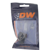 DeatschWerks 8AN Female Flare to 10AN Male Flare Expander - Anodized Matte Black - 6-02-0223-B