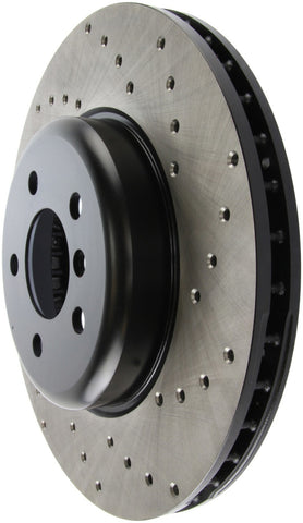 StopTech 11-15 BMW 535i/535xi/ 12-15 640i Front Left Drilled Sport Brake Rotor - 128.34124L