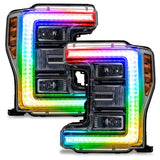 Oracle 17-19 Ford F-250/F-350 Superduty Headlight DRL Upgrade Kit - ColorSHIFT - 2522-330
