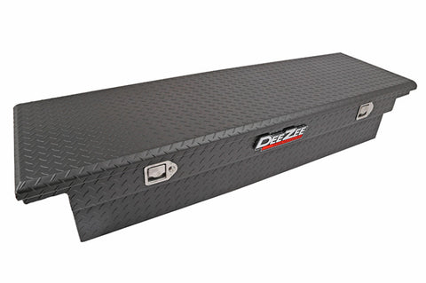Deezee Universal Tool Box - Red Crossover - Single Lid Black BT (Low/Txt Blk) - DZ 8170LTB