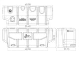Titan Fuel Tanks Universal 100 Gallon Heavy Duty Transfer Tank (Non Nissan Cargo Box/RamBox) - 5015100