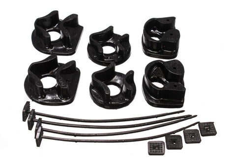 Energy Suspension 90-93 Acura Integra Black Motor Mount Inserts (2 Torque Mount Positions) - 16.1109G