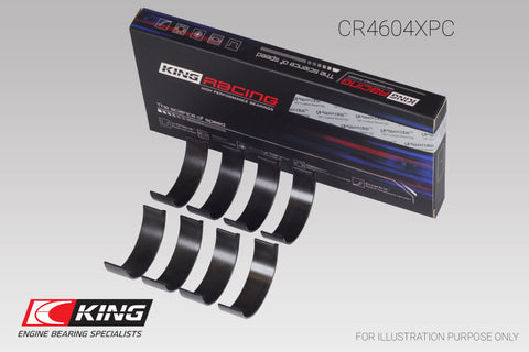 King Engine Bearings Ford 2.3L Duratec Mazda L3-VDT MZR Turbo Connecting Rod Bearing Set - CR4604XPC