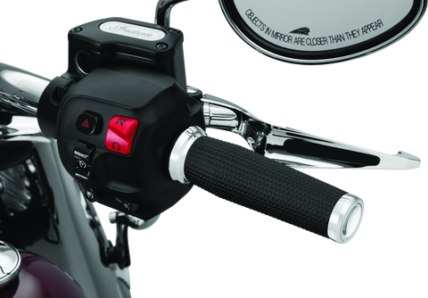 Kuryakyn Thresher Grips 14-17 Indian Models Chrome - 5944