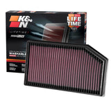 K&N 2018 Jeep Wrangler JL 2.0L/3.6L F/I Drop In Air Filter - 33-5076